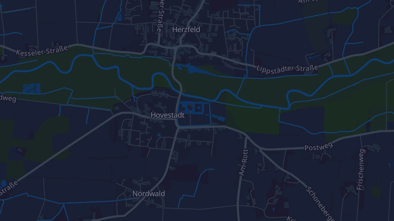 Karte von Hovestadt