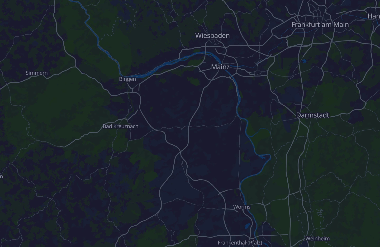 Karte: Umkreis von 26 km