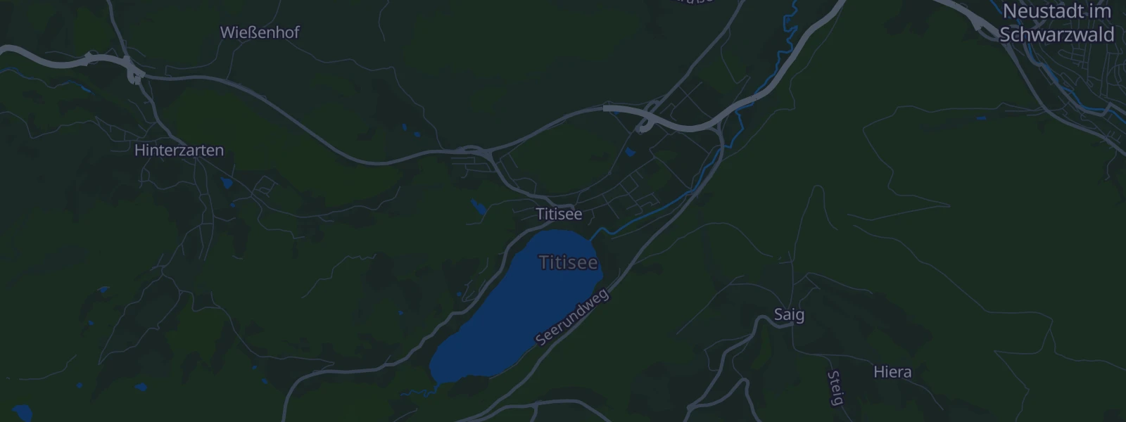 Karte von Titisee-Neustadt / Titisee
