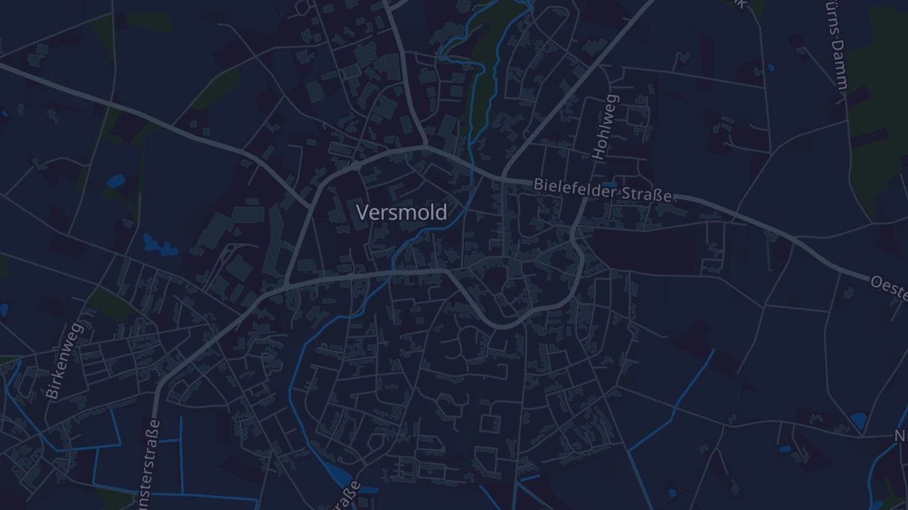 Karte von Versmold