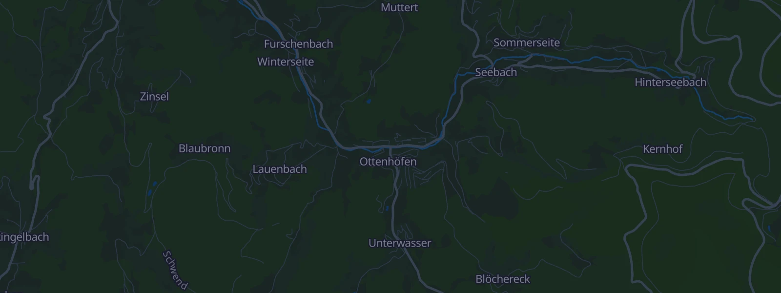 Karte von Ottenhöfen im Schwarzwald