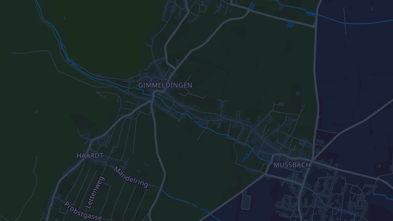 Karte von Neustadt an der Weinstraße