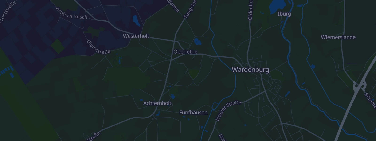 Karte von Wardenburg
