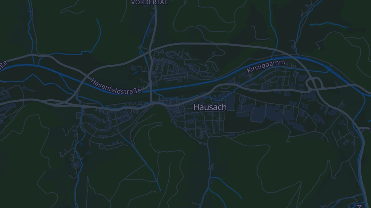 Karte von Hausach