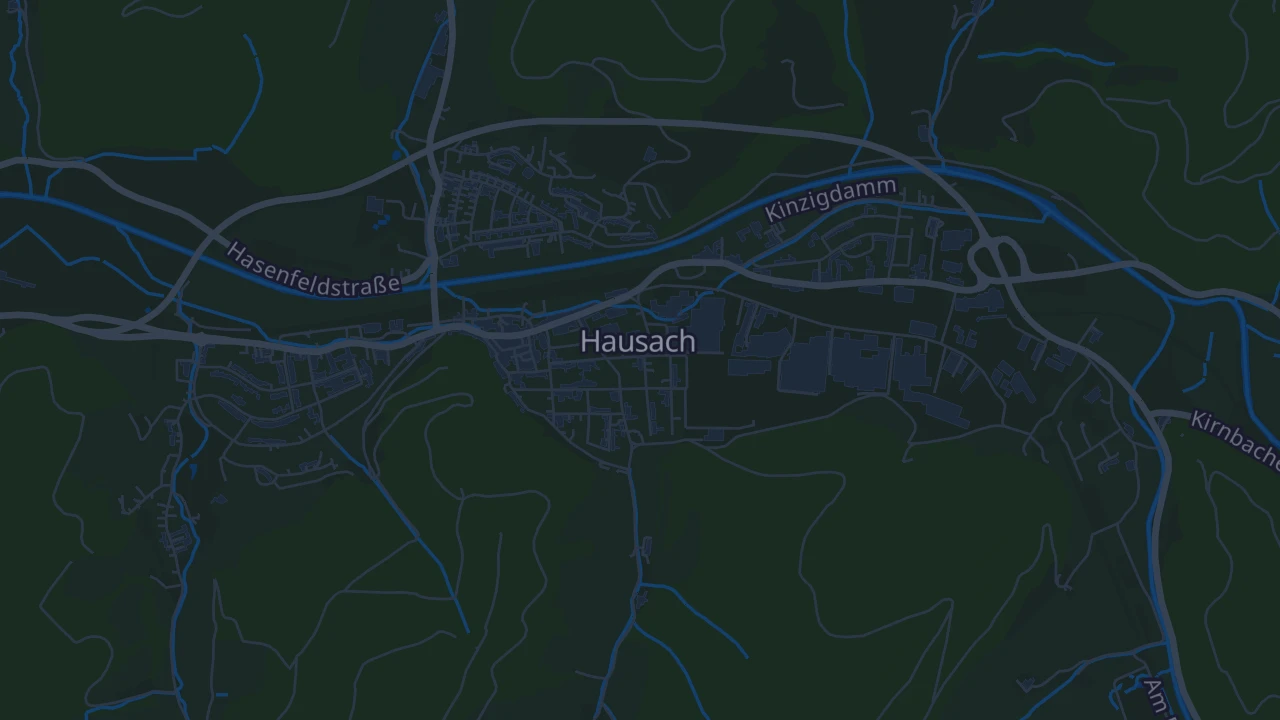 Karte von Hausach