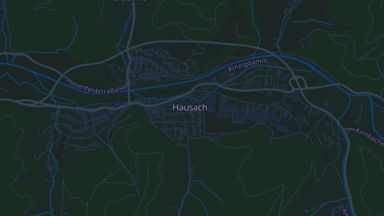 Karte von Hausach