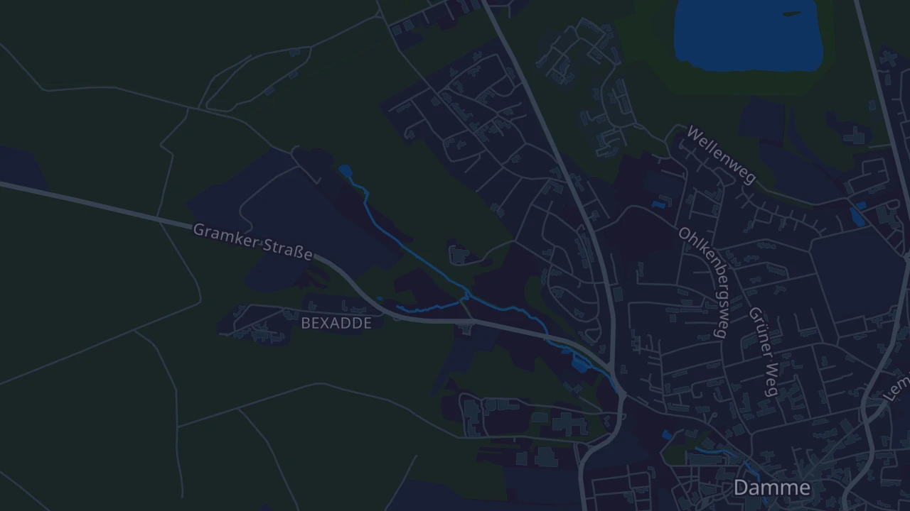 Karte von Damme