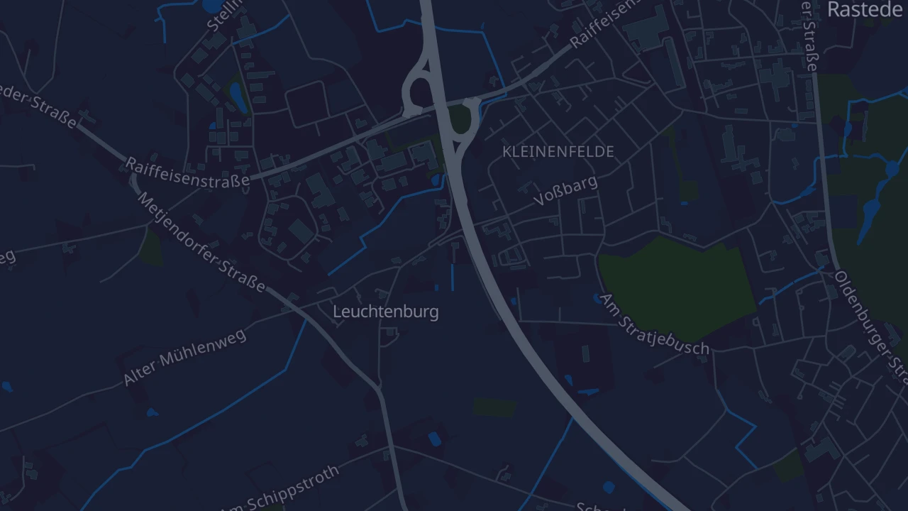 Karte von Rastede