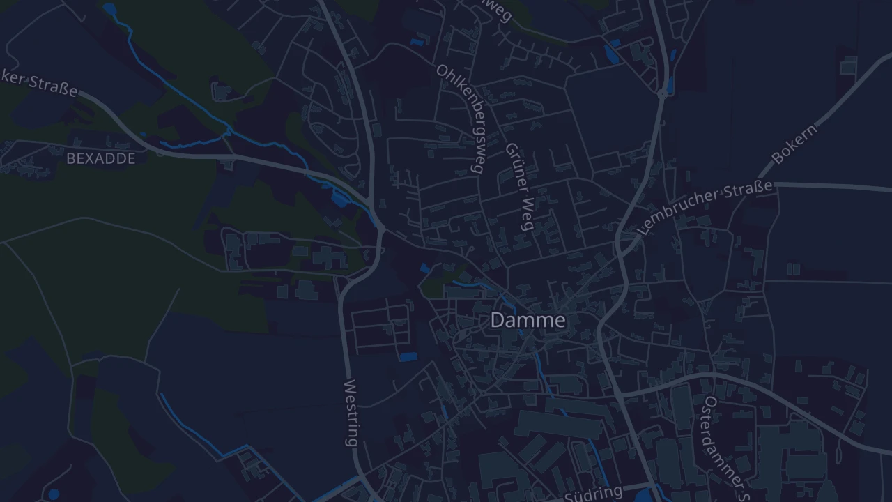 Karte von Damme