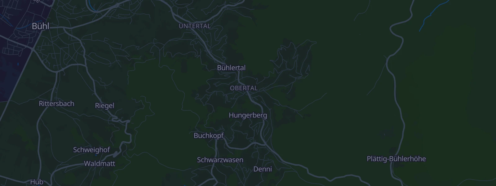 Karte von Bühlertal