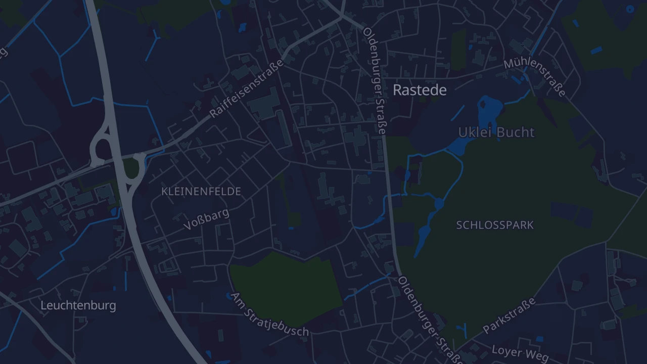 Karte von Rastede
