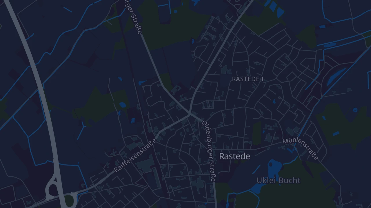 Karte von Rastede