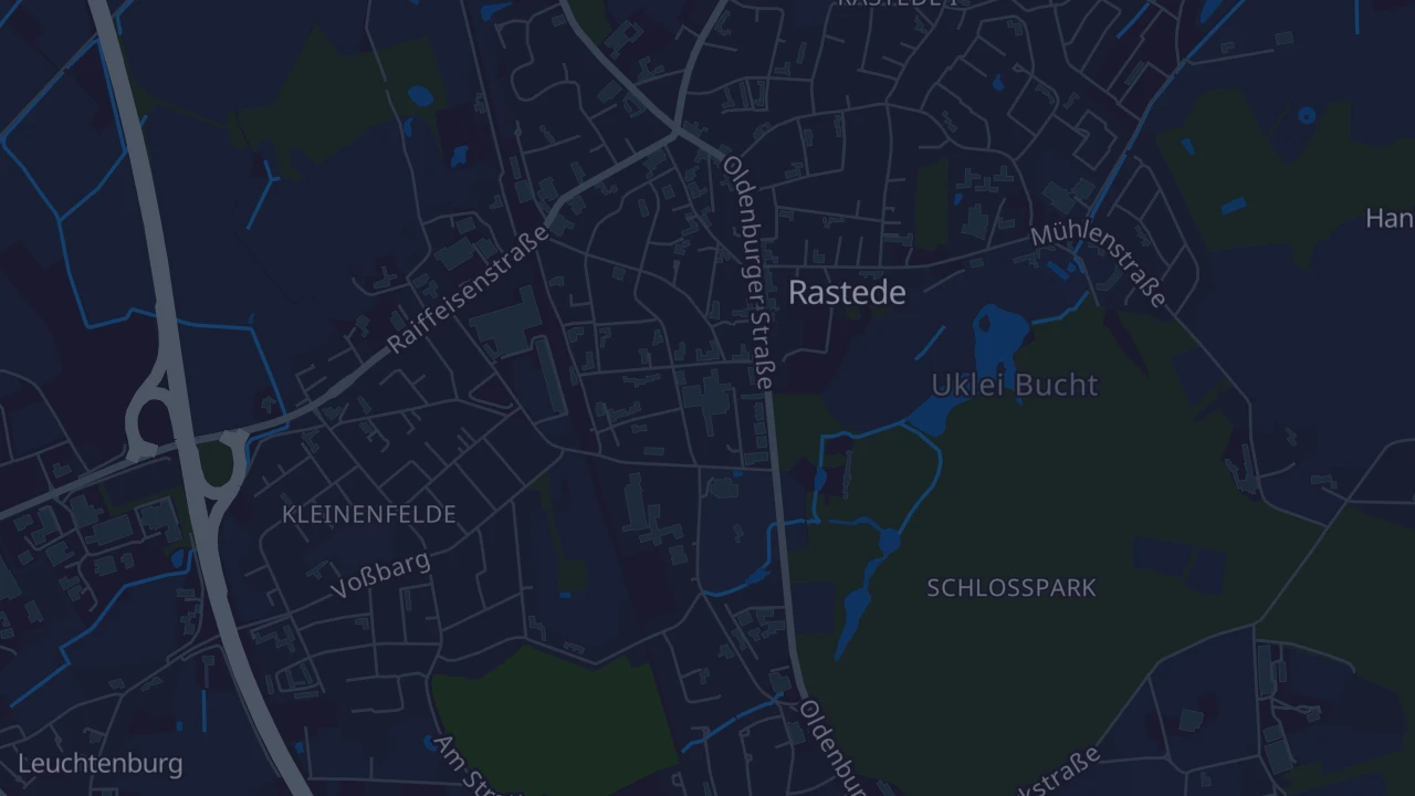 Karte von Rastede