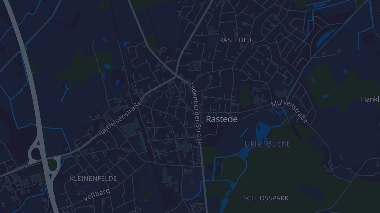 Karte von Rastede