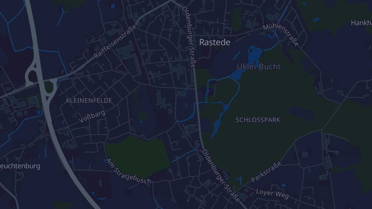 Karte von Rastede