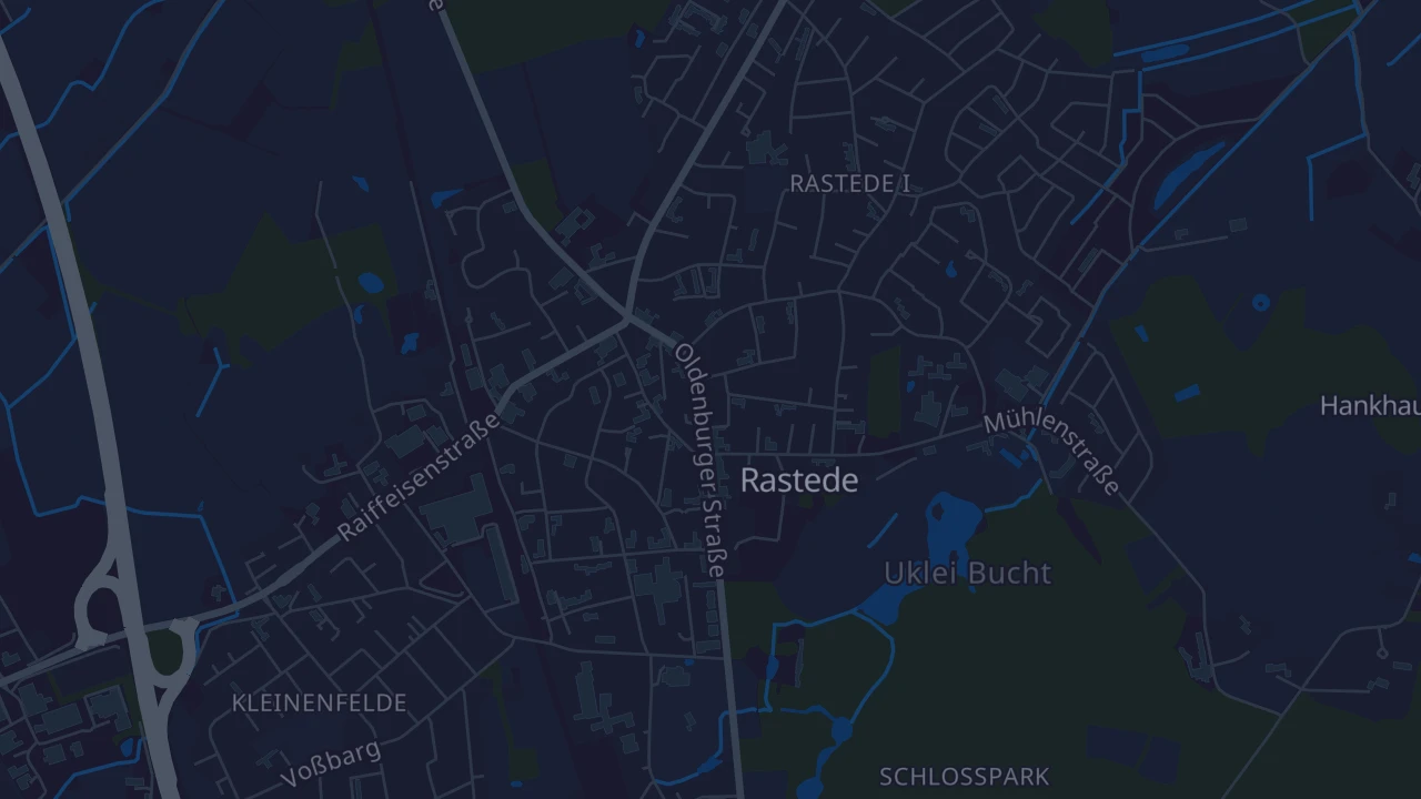 Karte von Rastede