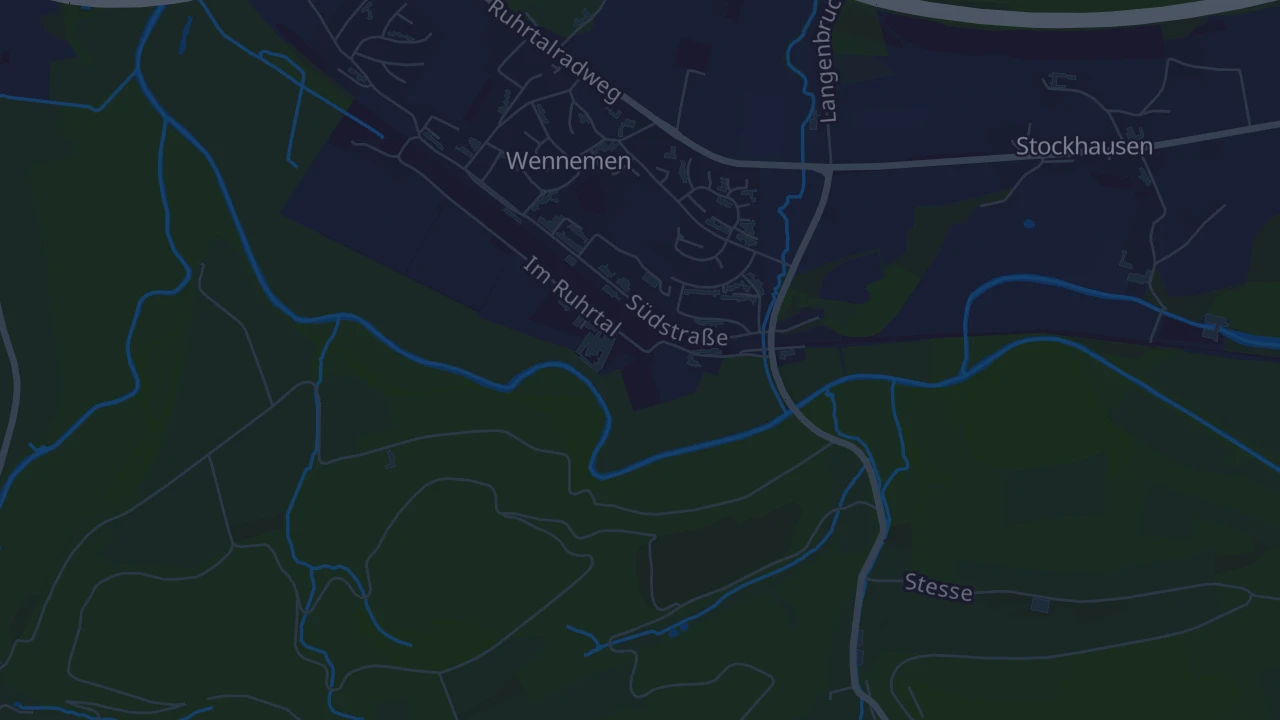Karte von Meschede