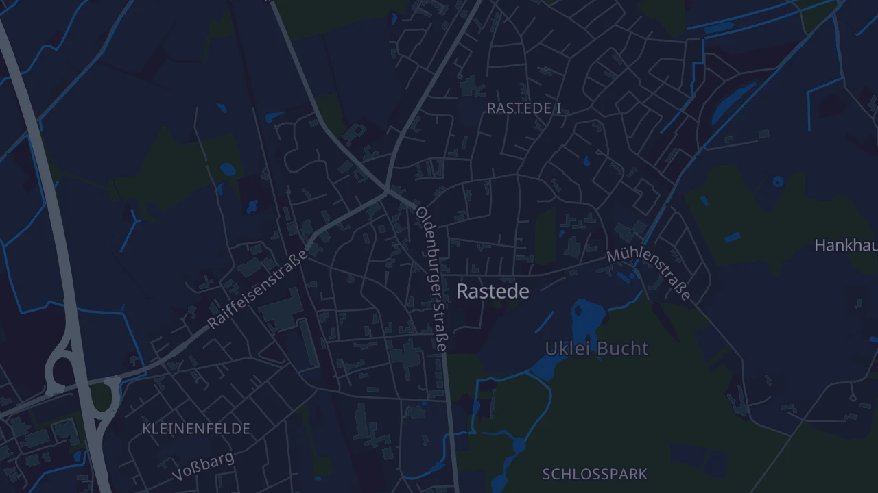 Karte von Rastede