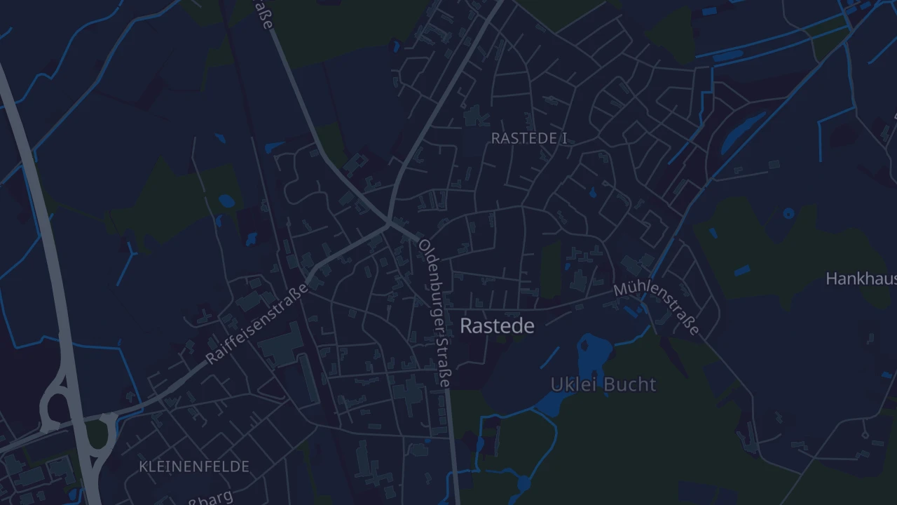 Karte von Rastede