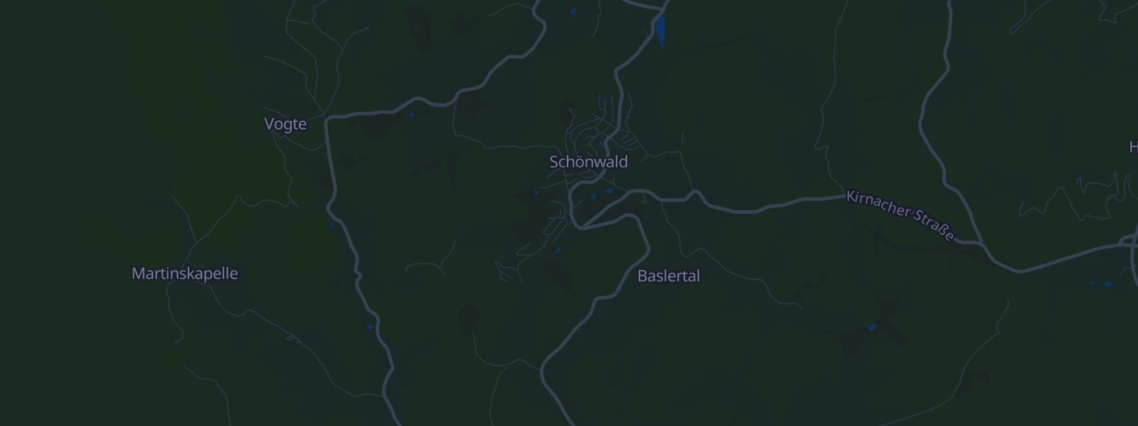 Karte von Schönwald