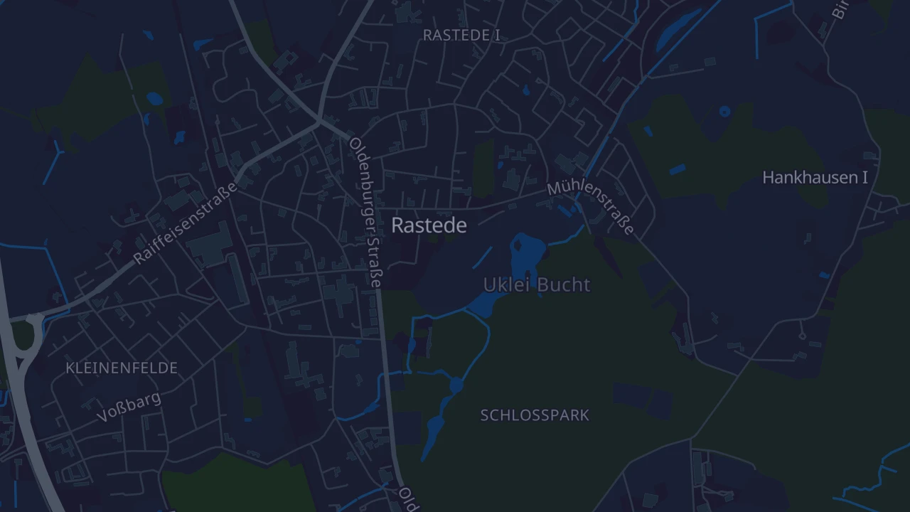 Karte von Rastede