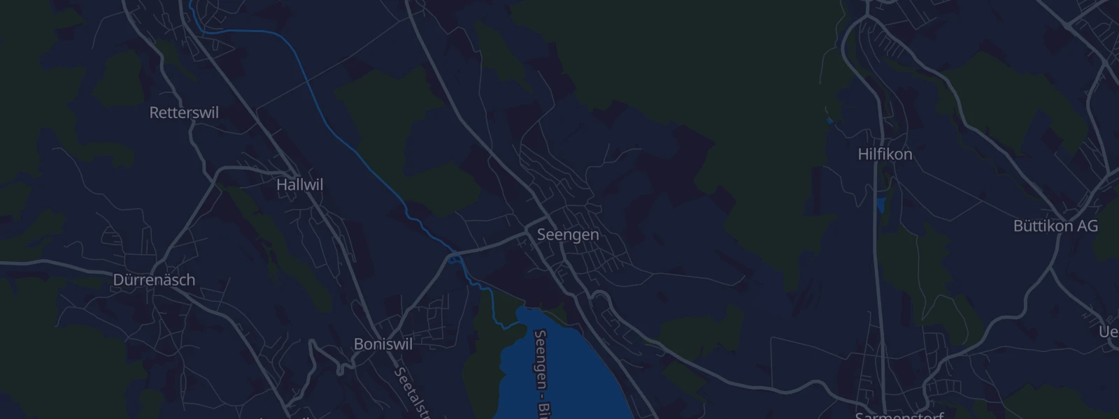 Karte von Seengen