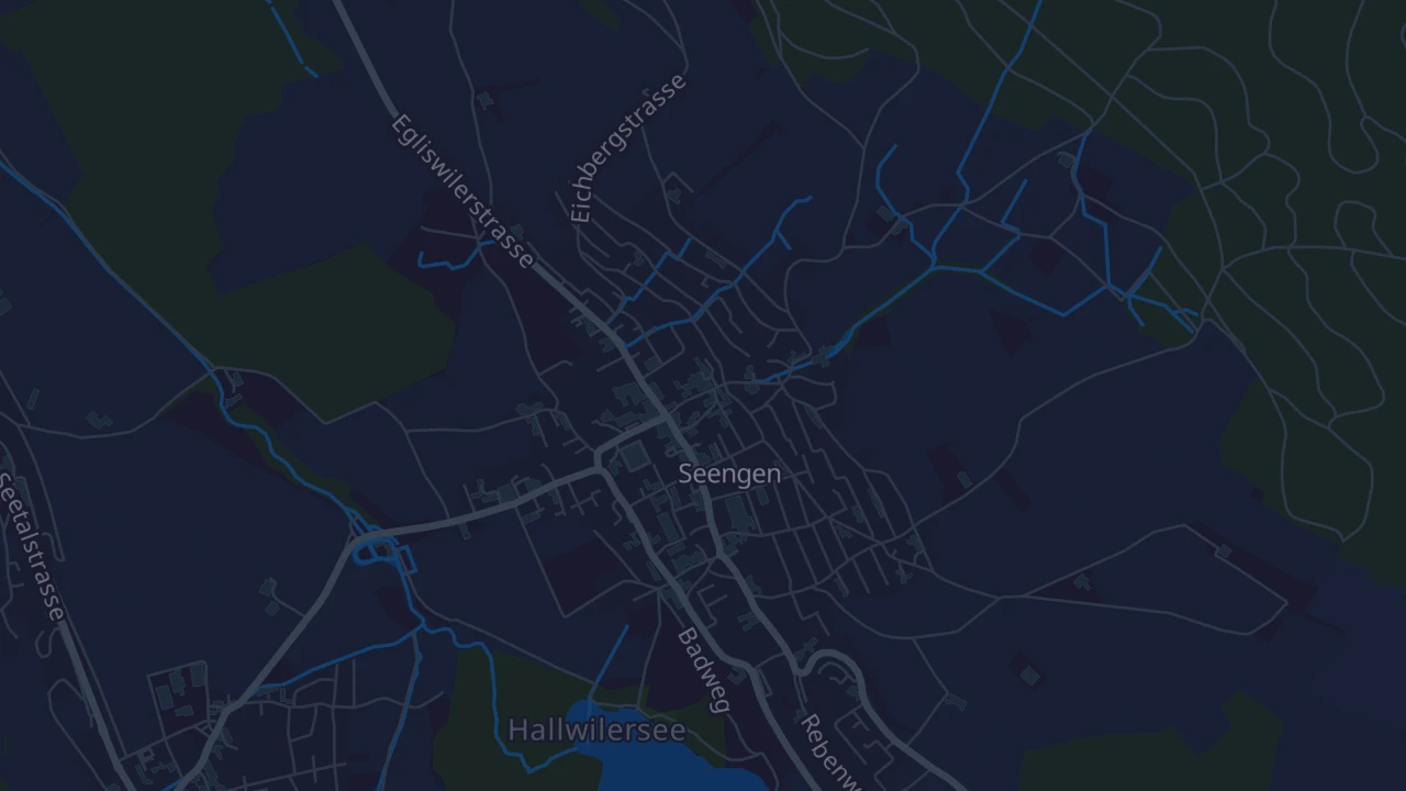 Karte von Seengen