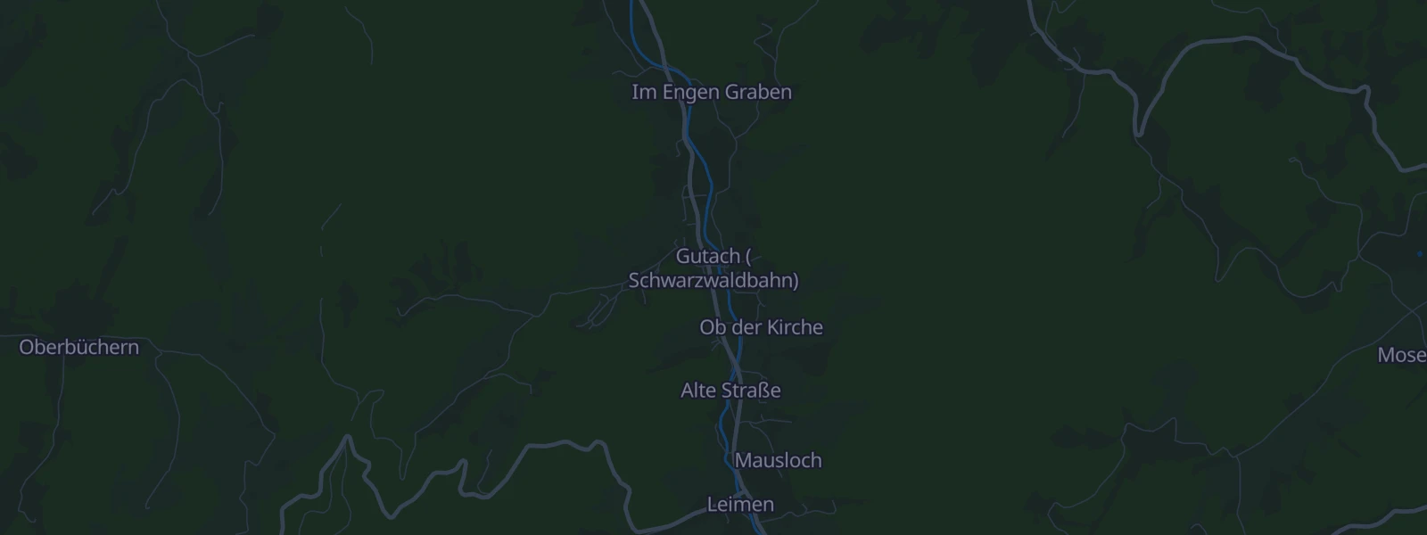 Karte von Gutach (Schwarzwaldbahn)