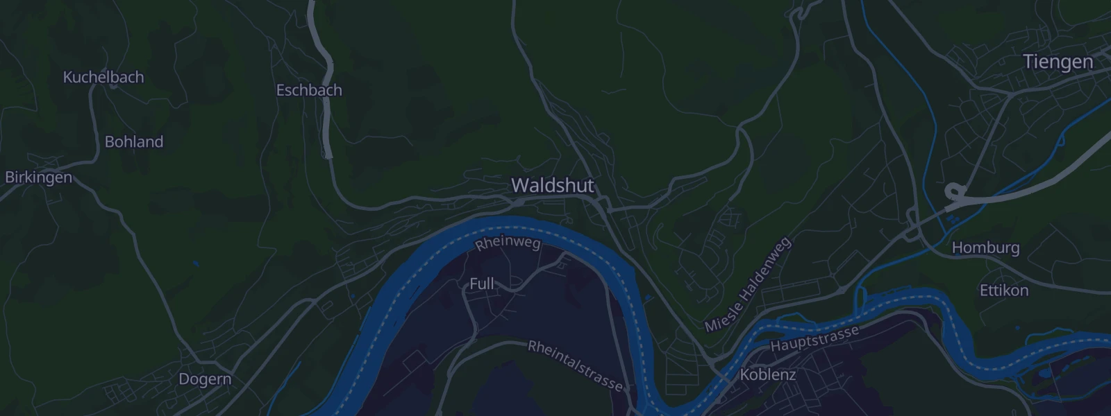 Karte von Waldshut-Tiengen