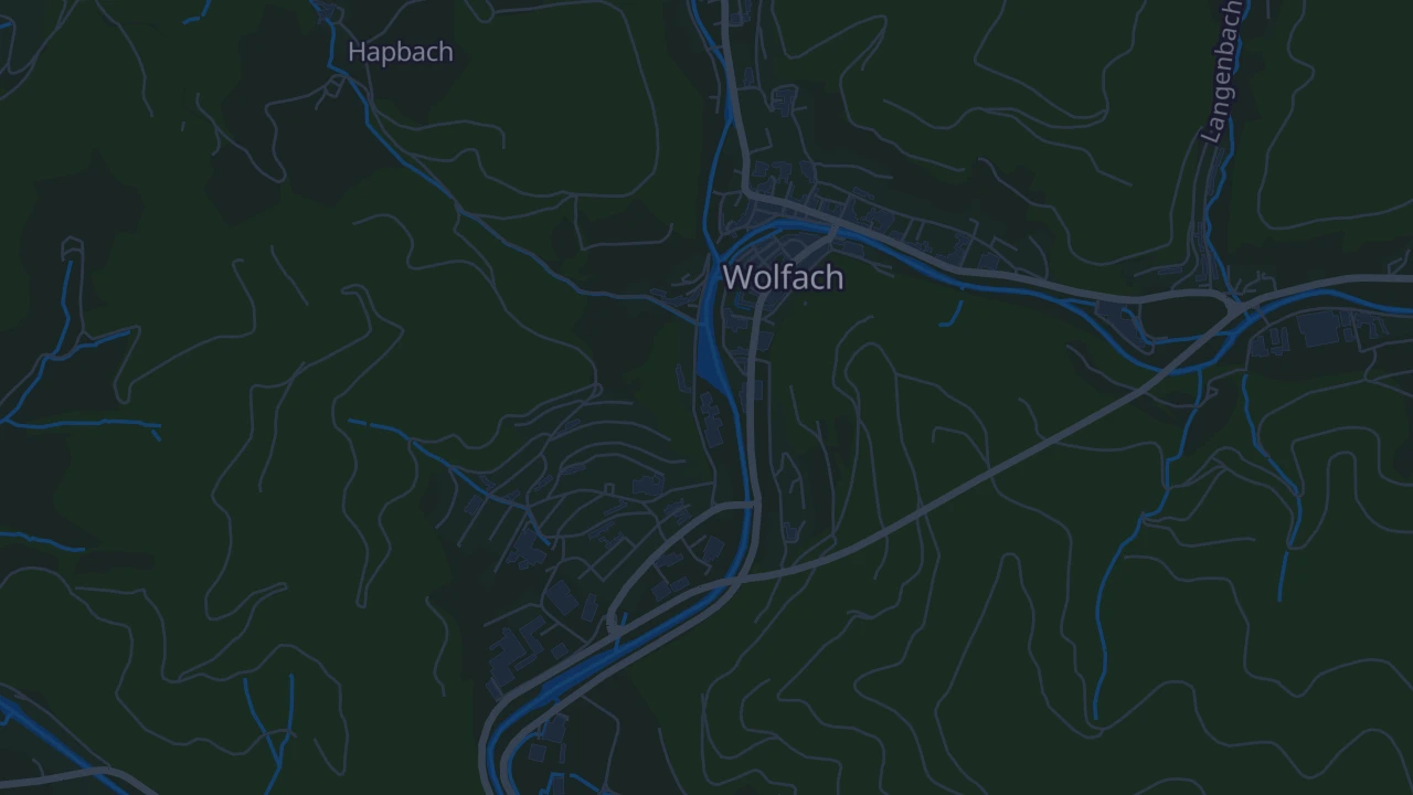 Karte von Wolfach