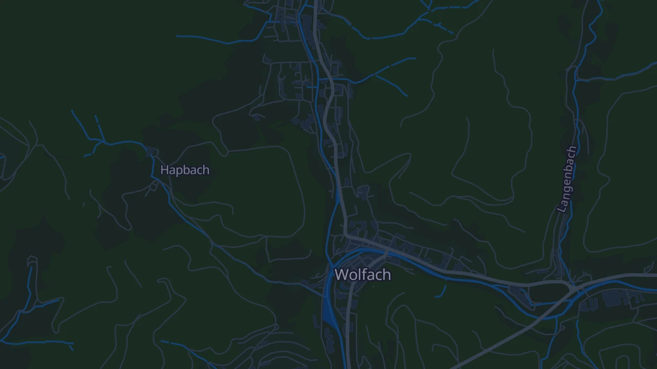 Karte von Wolfach