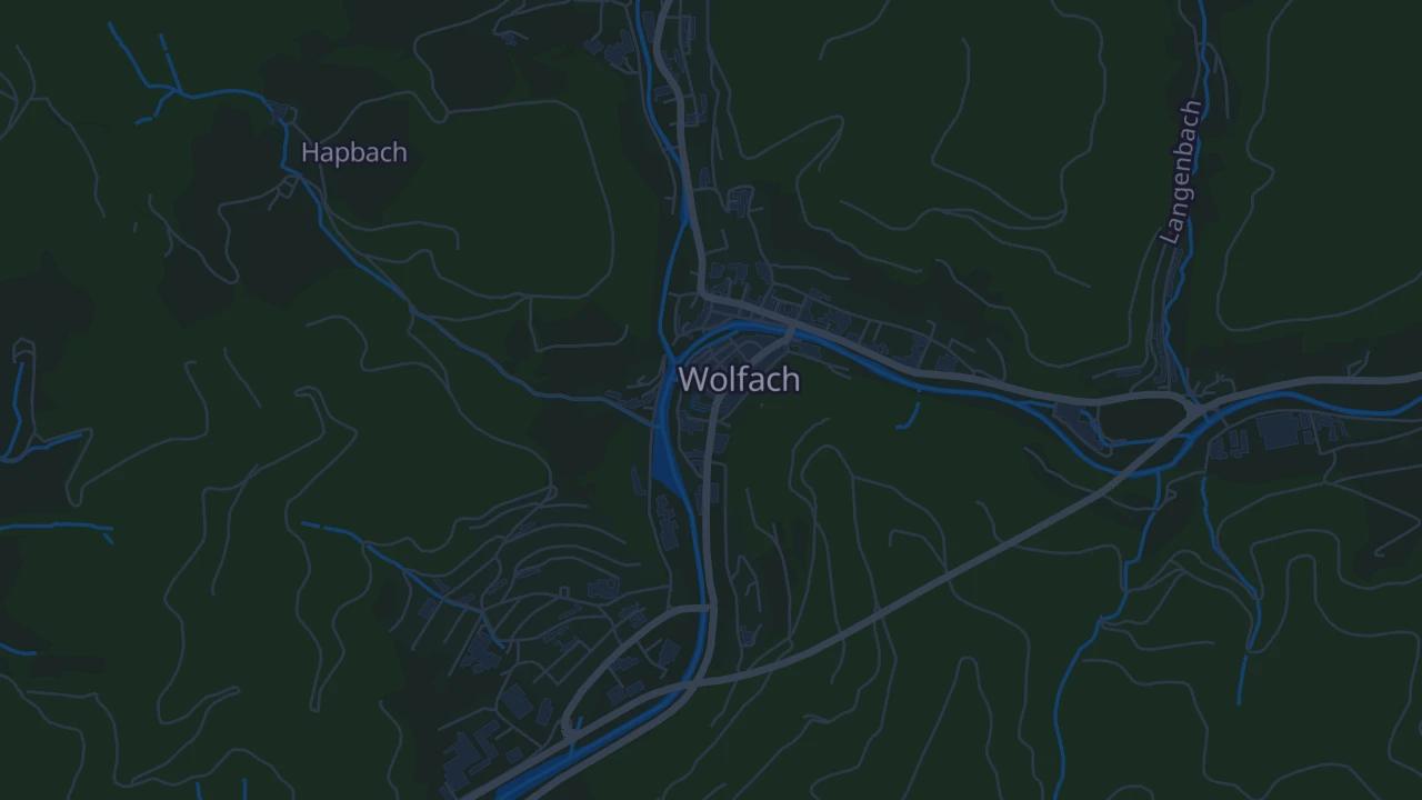 Karte von Wolfach