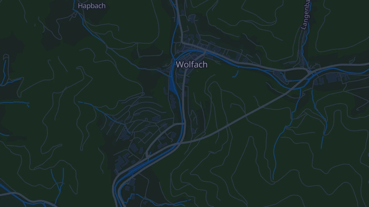 Karte von Wolfach