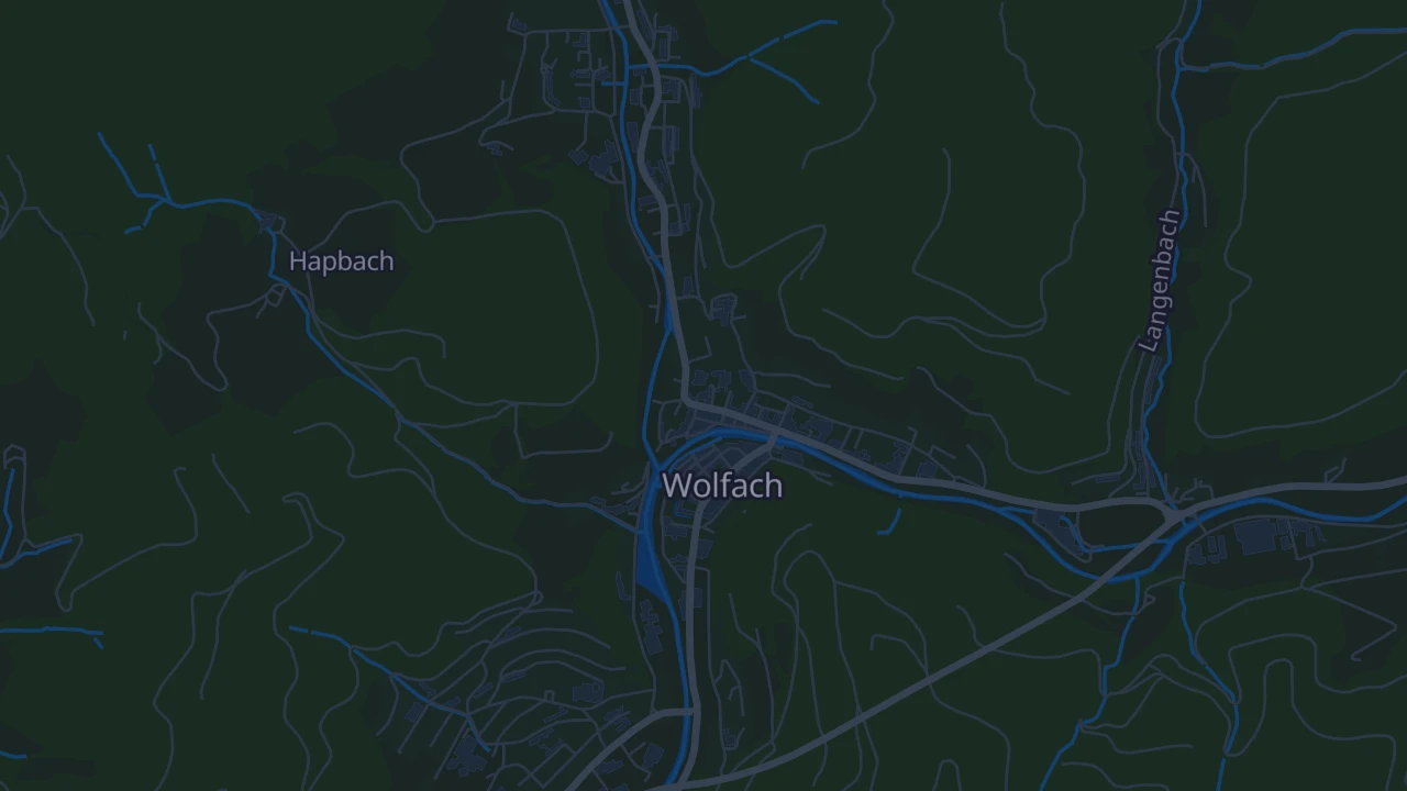 Karte von Wolfach