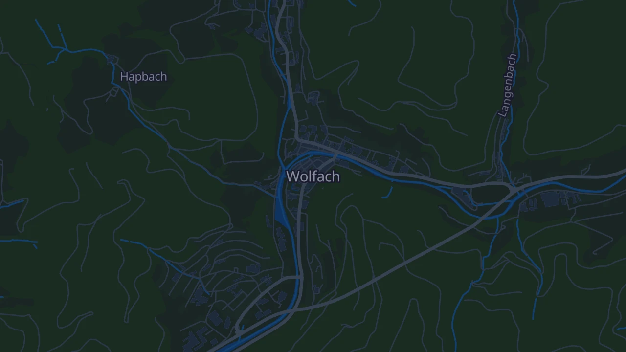 Karte von Wolfach
