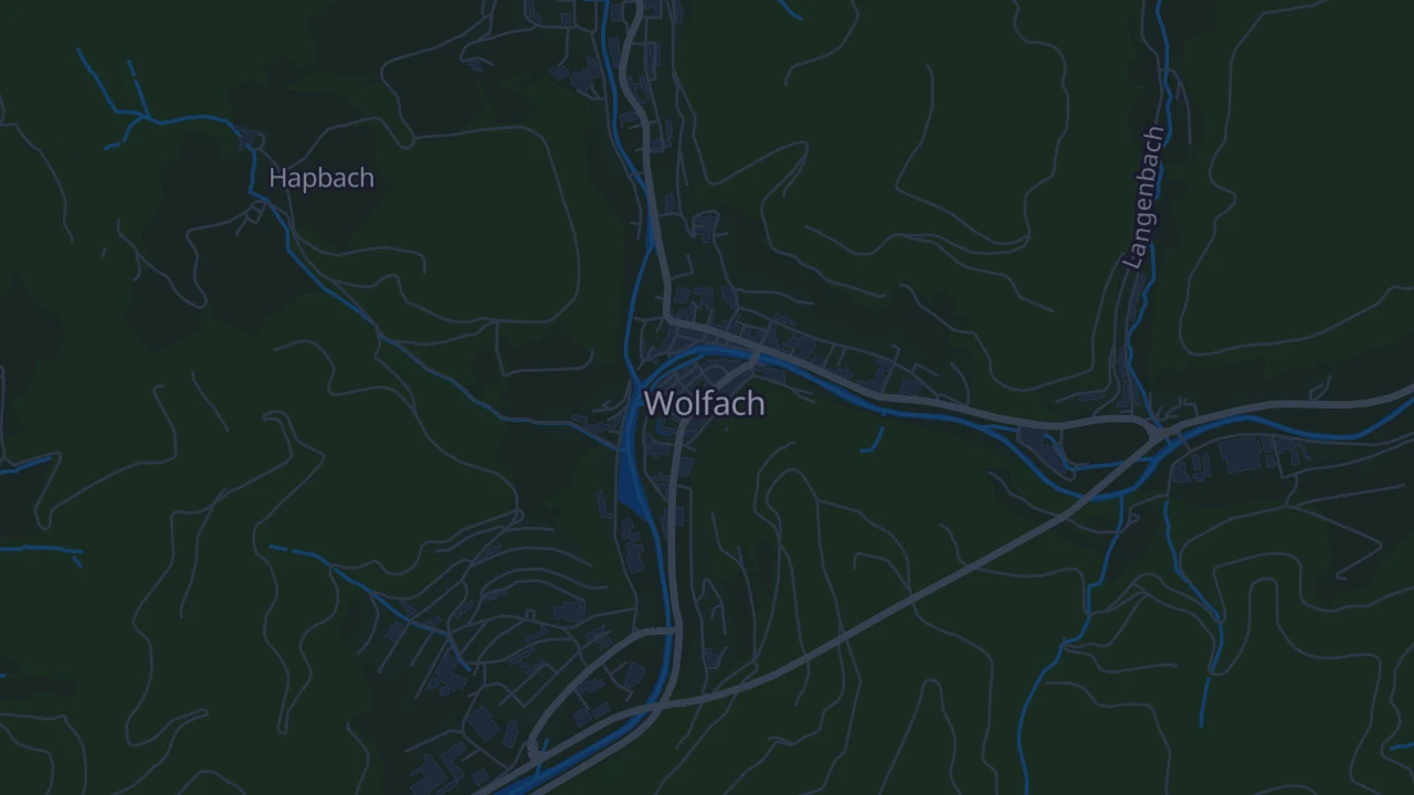 Karte von Wolfach