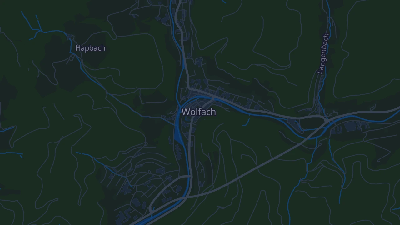 Karte von Wolfach