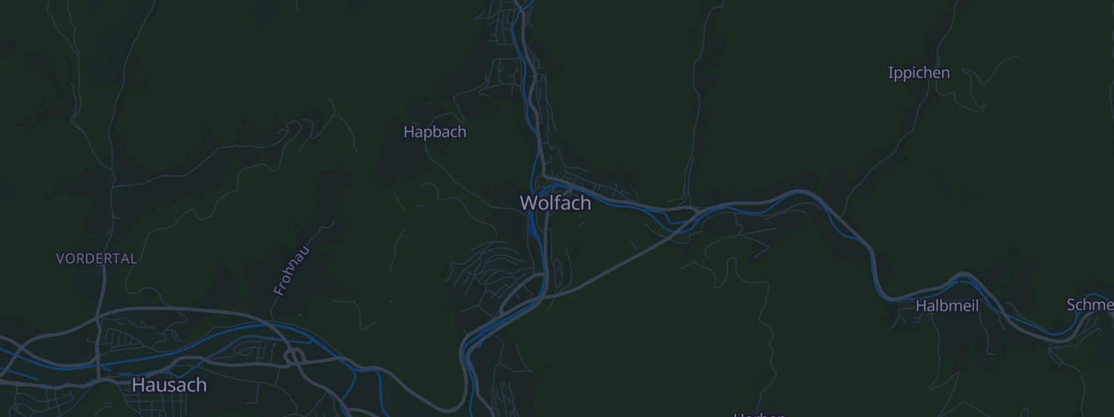 Karte von Wolfach