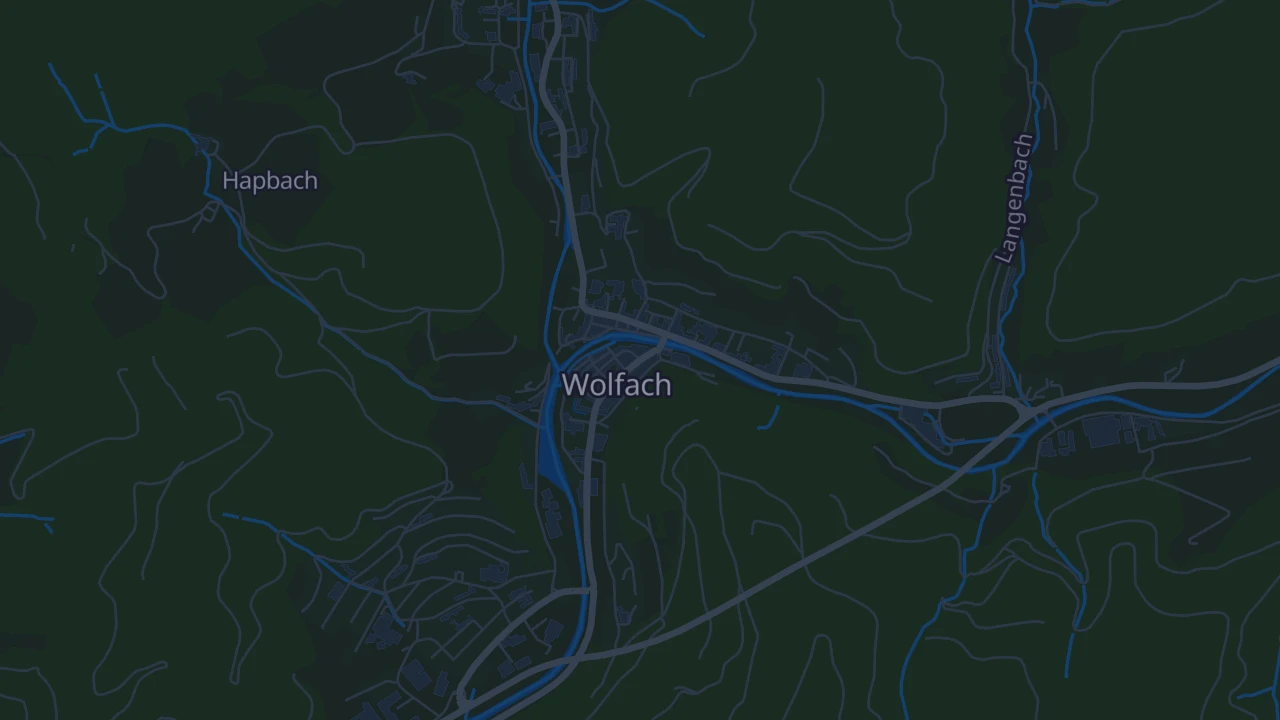 Karte von Wolfach