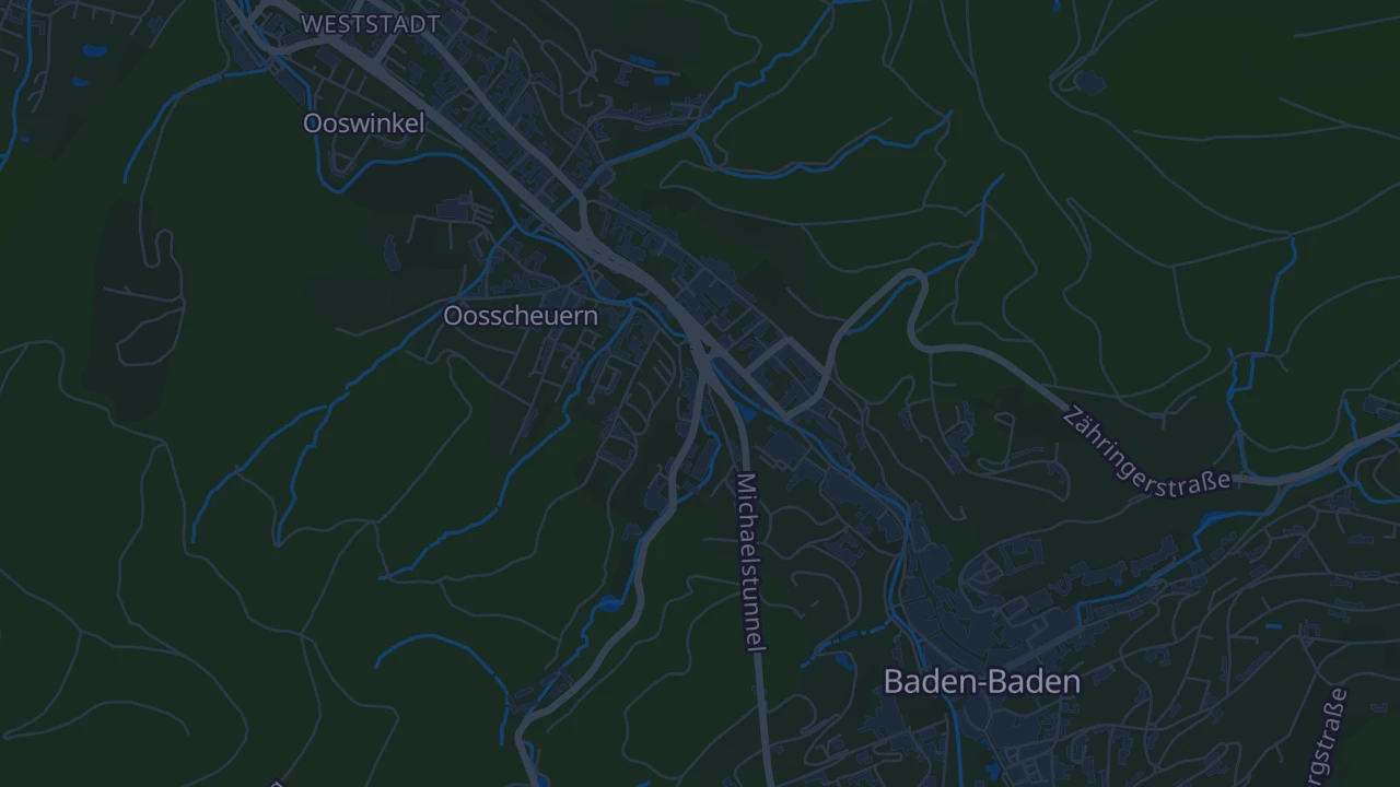 Karte von Baden-Baden