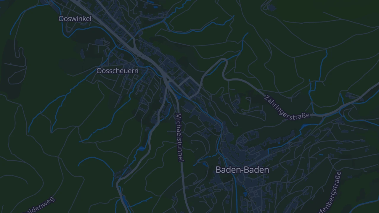Karte von Baden-Baden