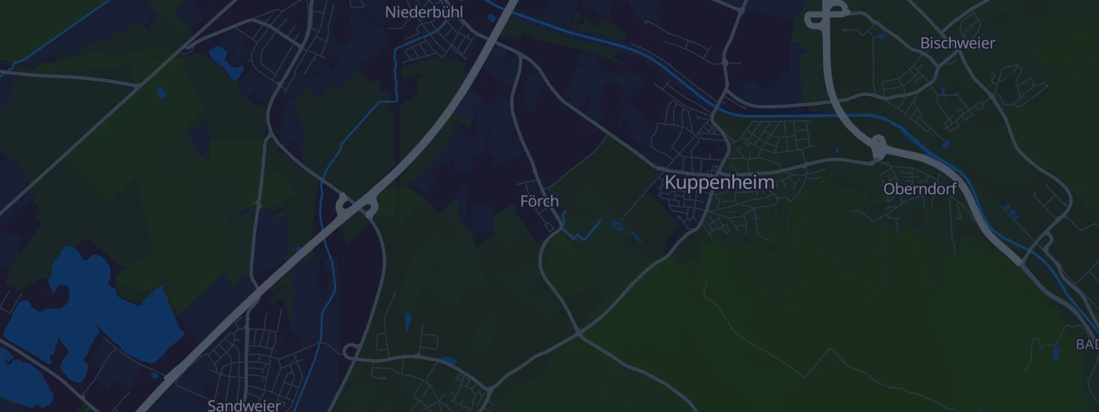 Karte von Rastatt - Förch