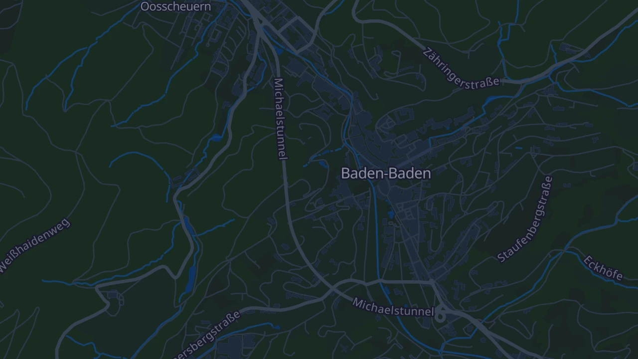 Karte von Baden-Baden