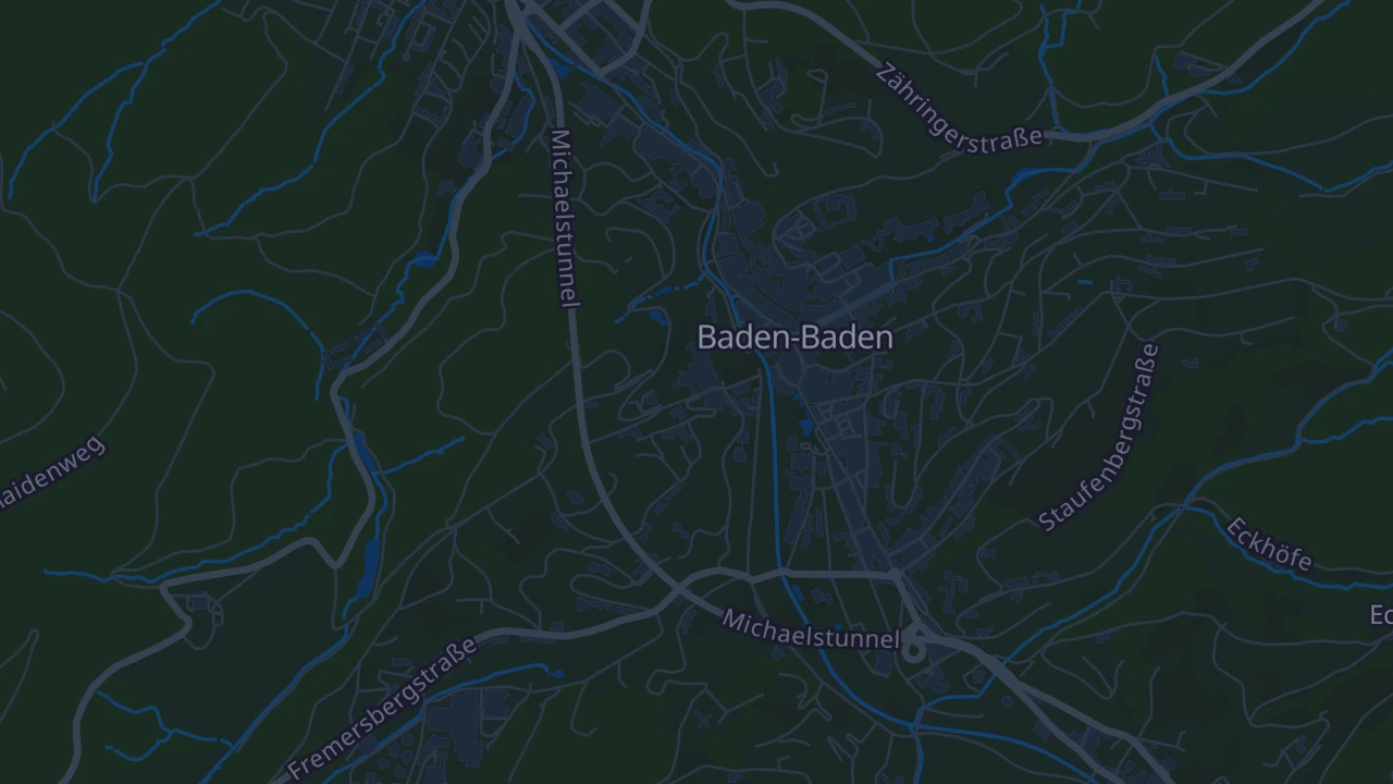 Karte von Baden-Baden
