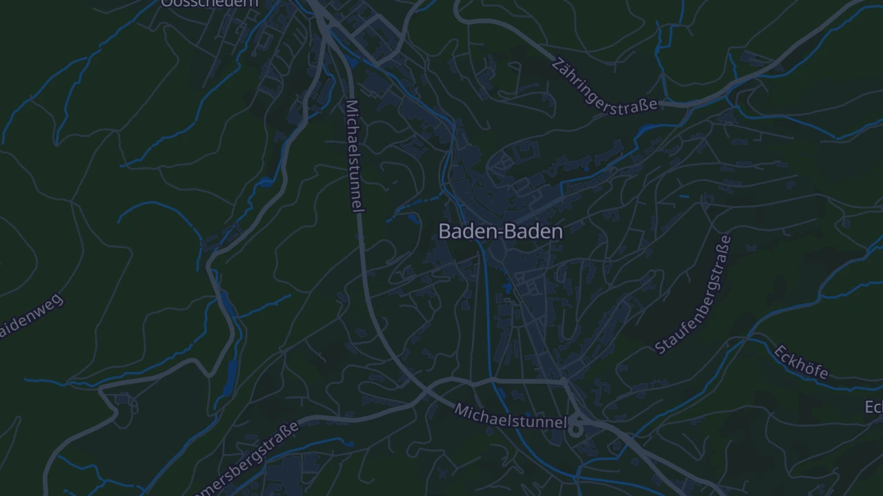 Karte von Baden-Baden