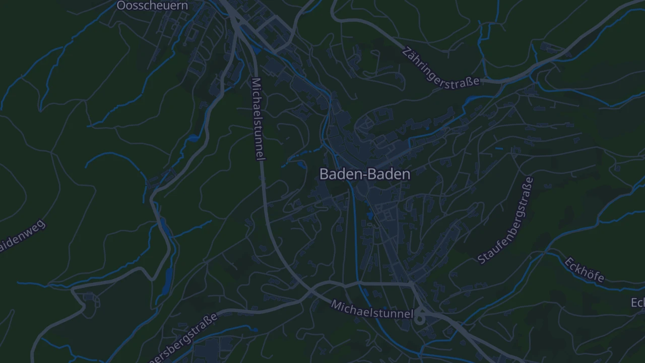Karte von Baden-Baden