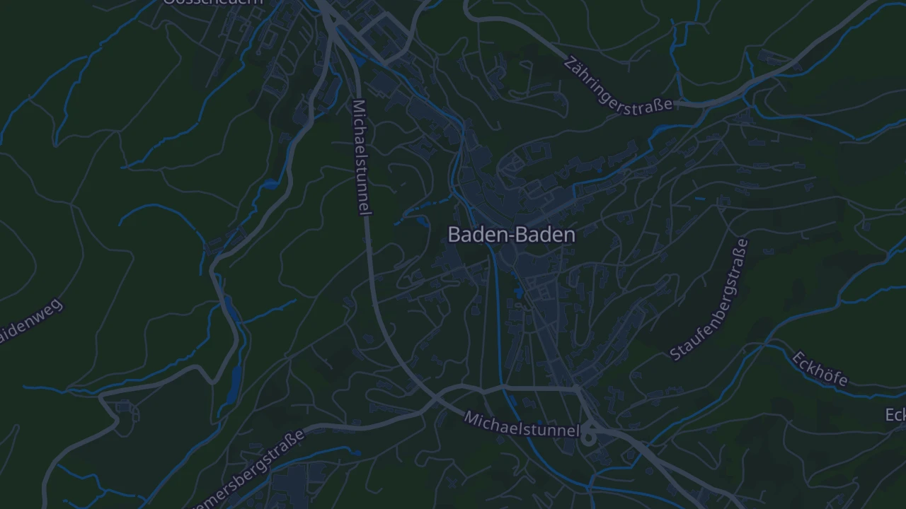 Karte von Baden-Baden