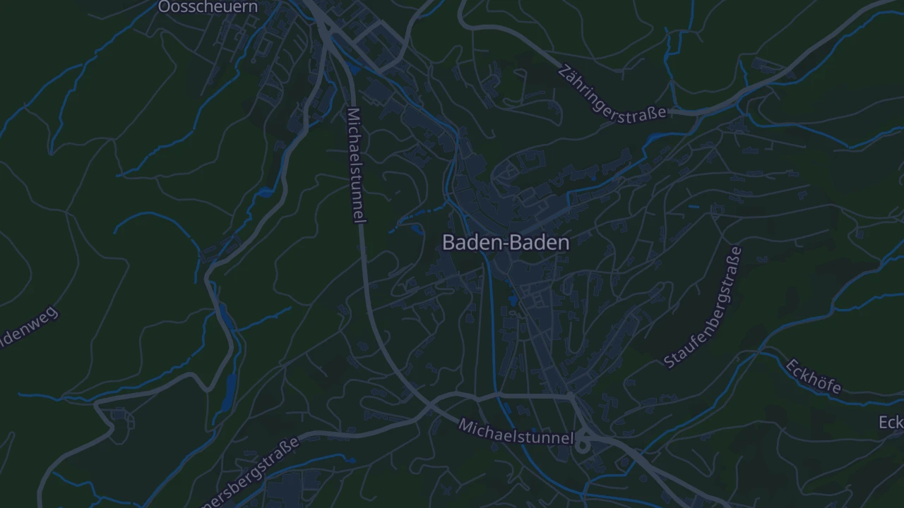 Karte von Baden-Baden