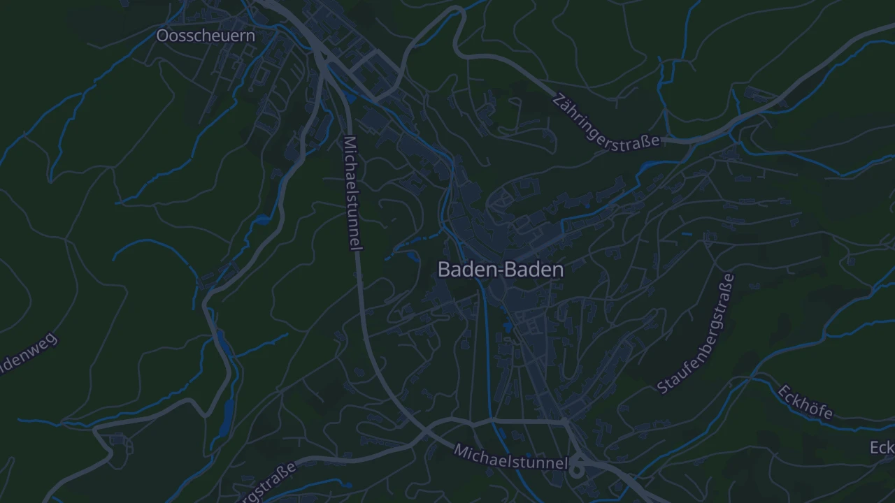 Karte von Baden-Baden