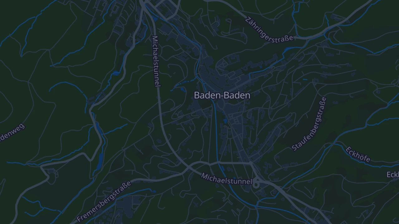 Karte von Baden-Baden